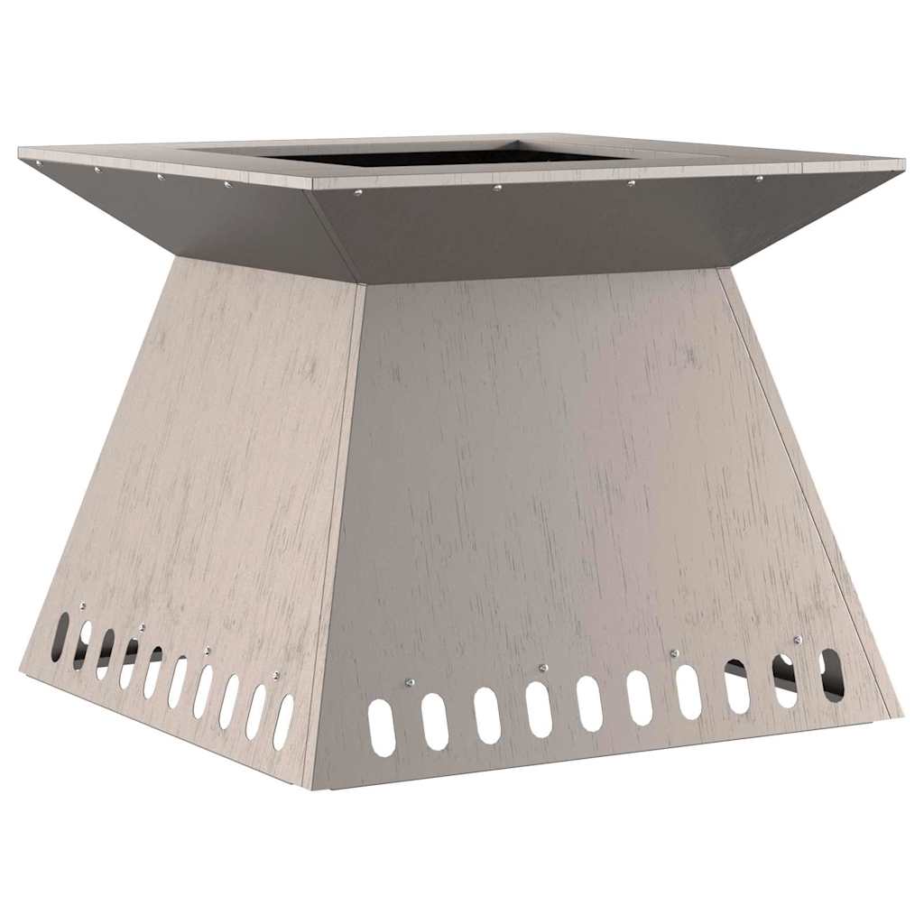 Feuerstelle Braun 60 x 60 x 50 cm Wetterfeststahl