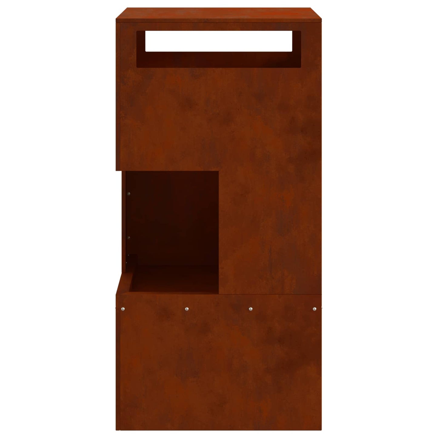 Feuerstelle Braun 50 x 50 x 100 cm Stahl