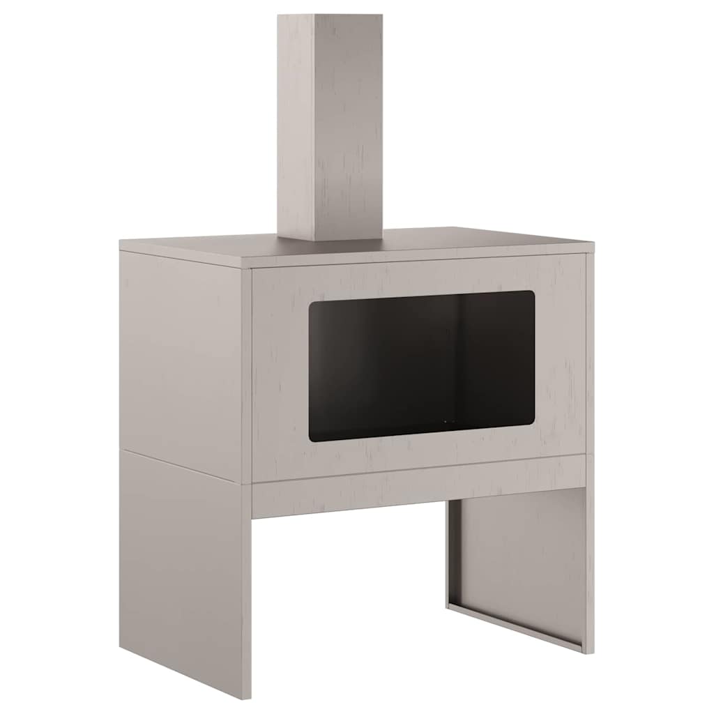 Feuerstelle Braun 60 x 40 x 96 cm Wetterfeststahl