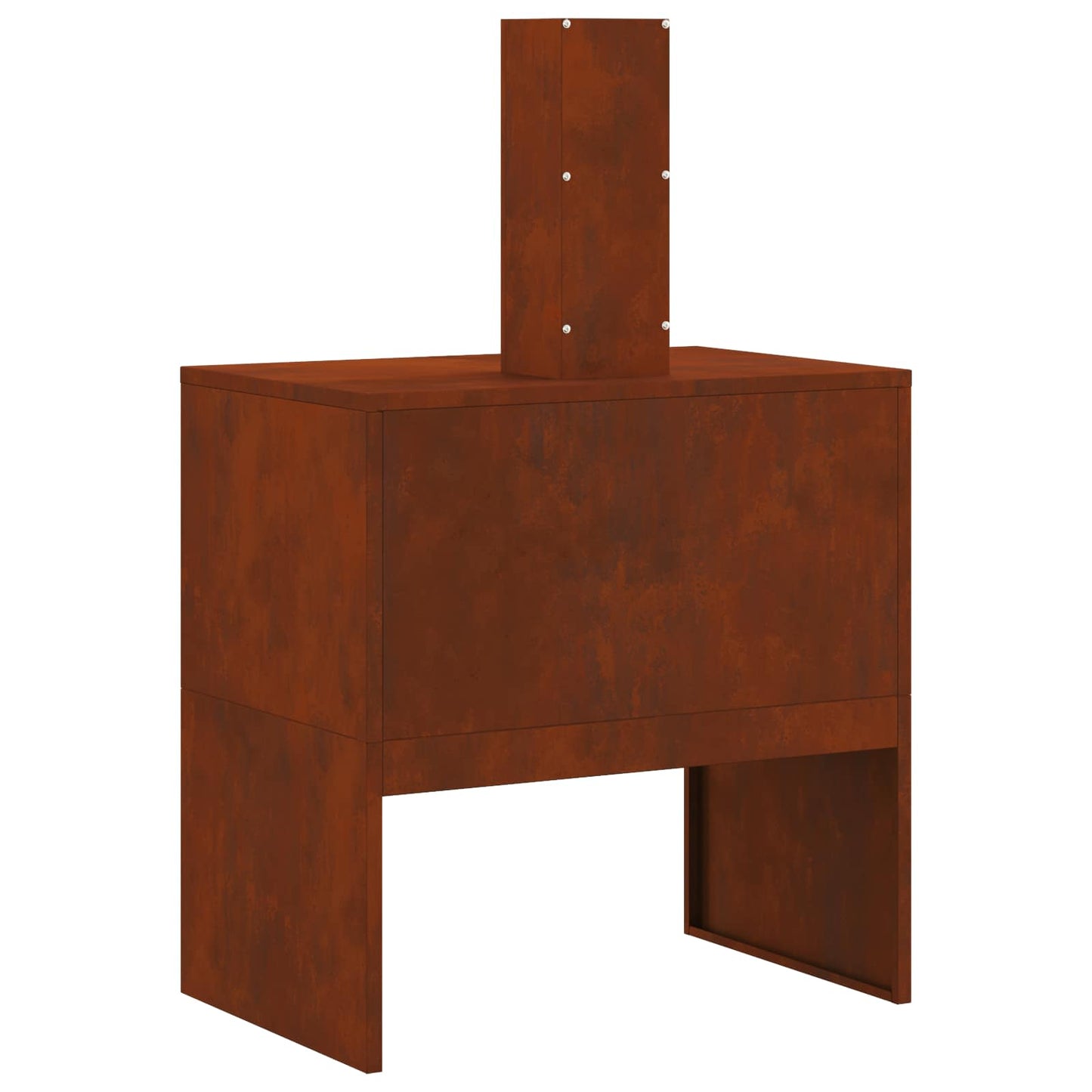 Feuerstelle Braun 60 x 40 x 96 cm Wetterfeststahl
