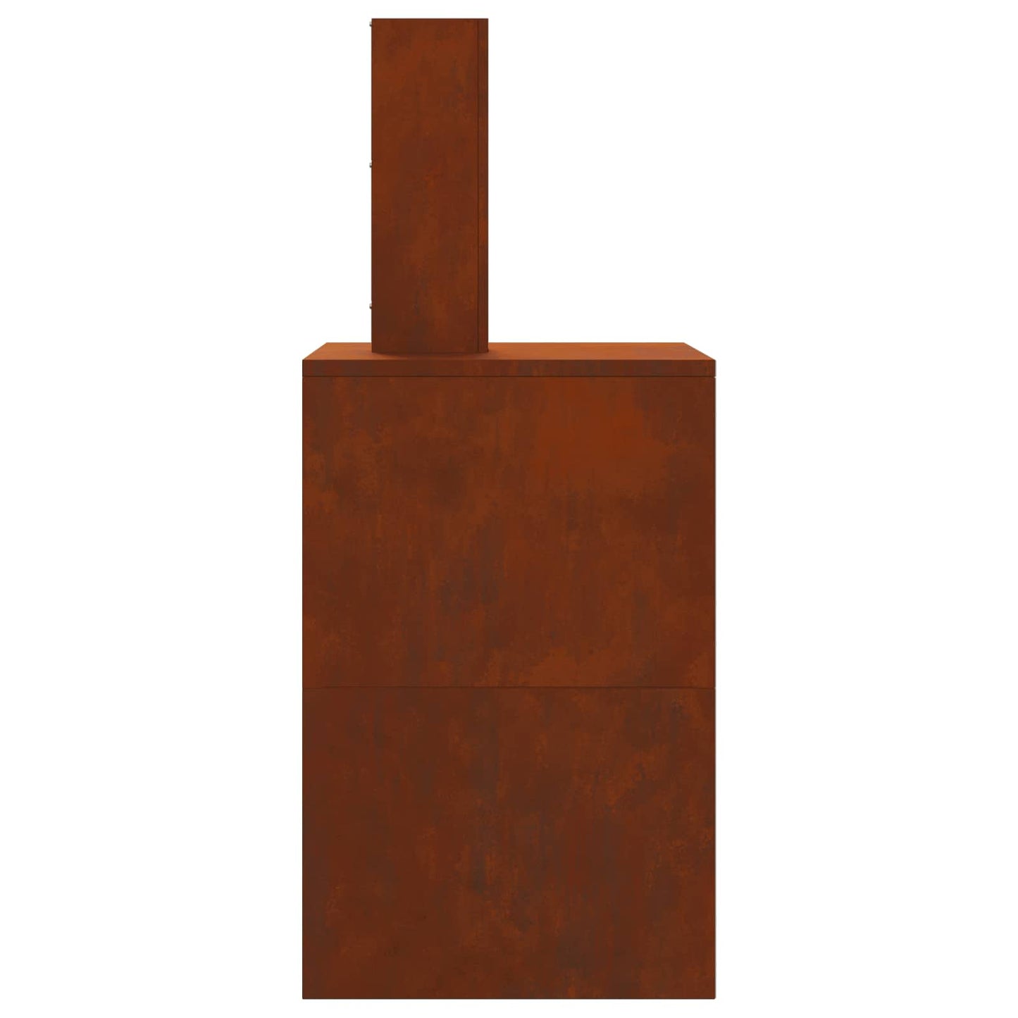 Feuerstelle Braun 60 x 40 x 96 cm Wetterfeststahl
