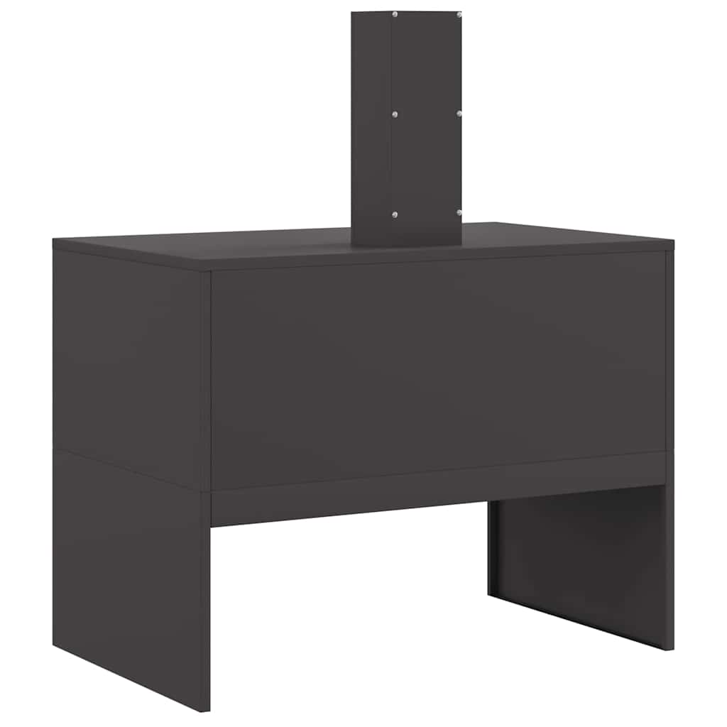Feuerstelle Schwarz 80 x 50 x 96 cm Kaltgewalzter Stahl
