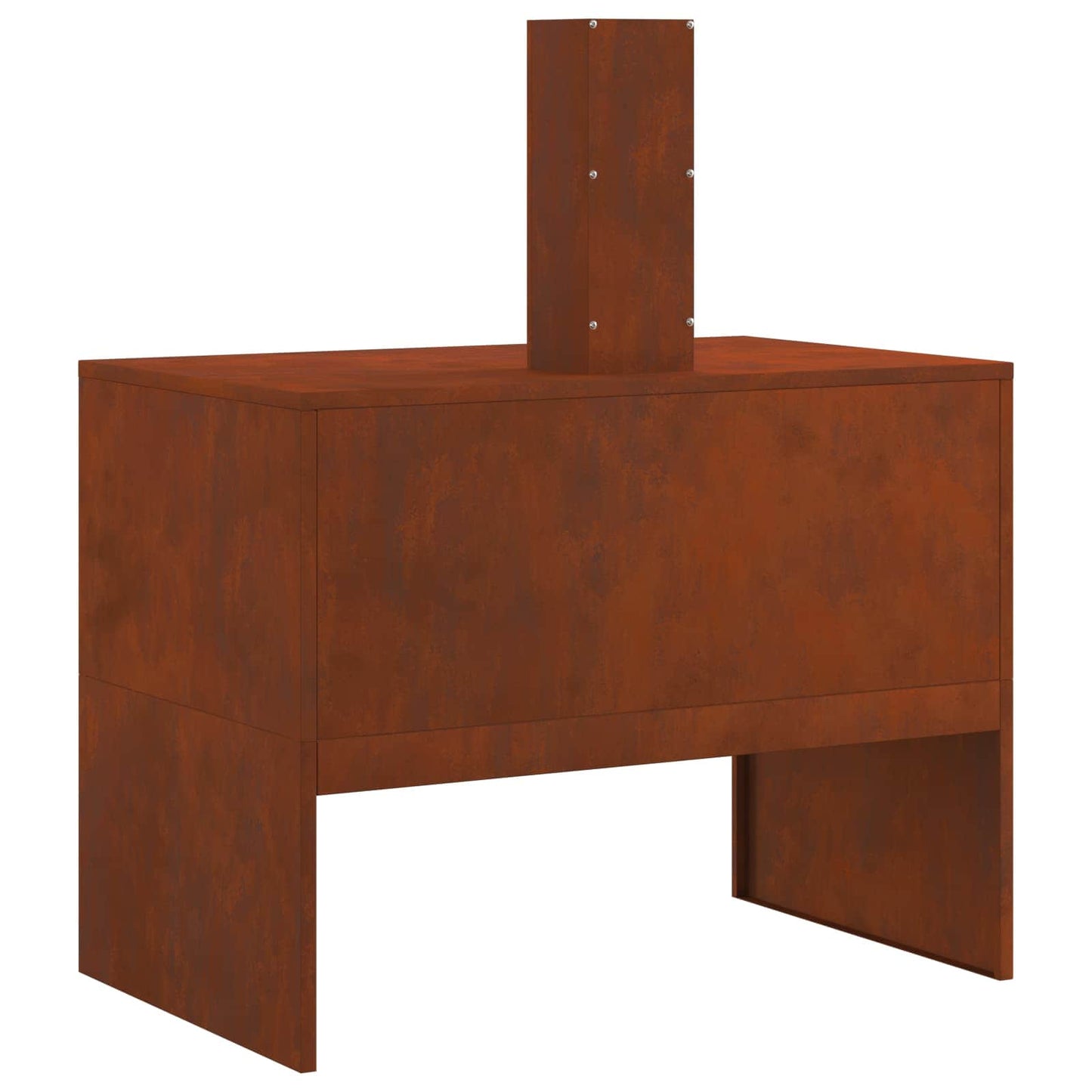 Feuerstelle Braun 80 x 50 x 96 cm Wetterfeststahl