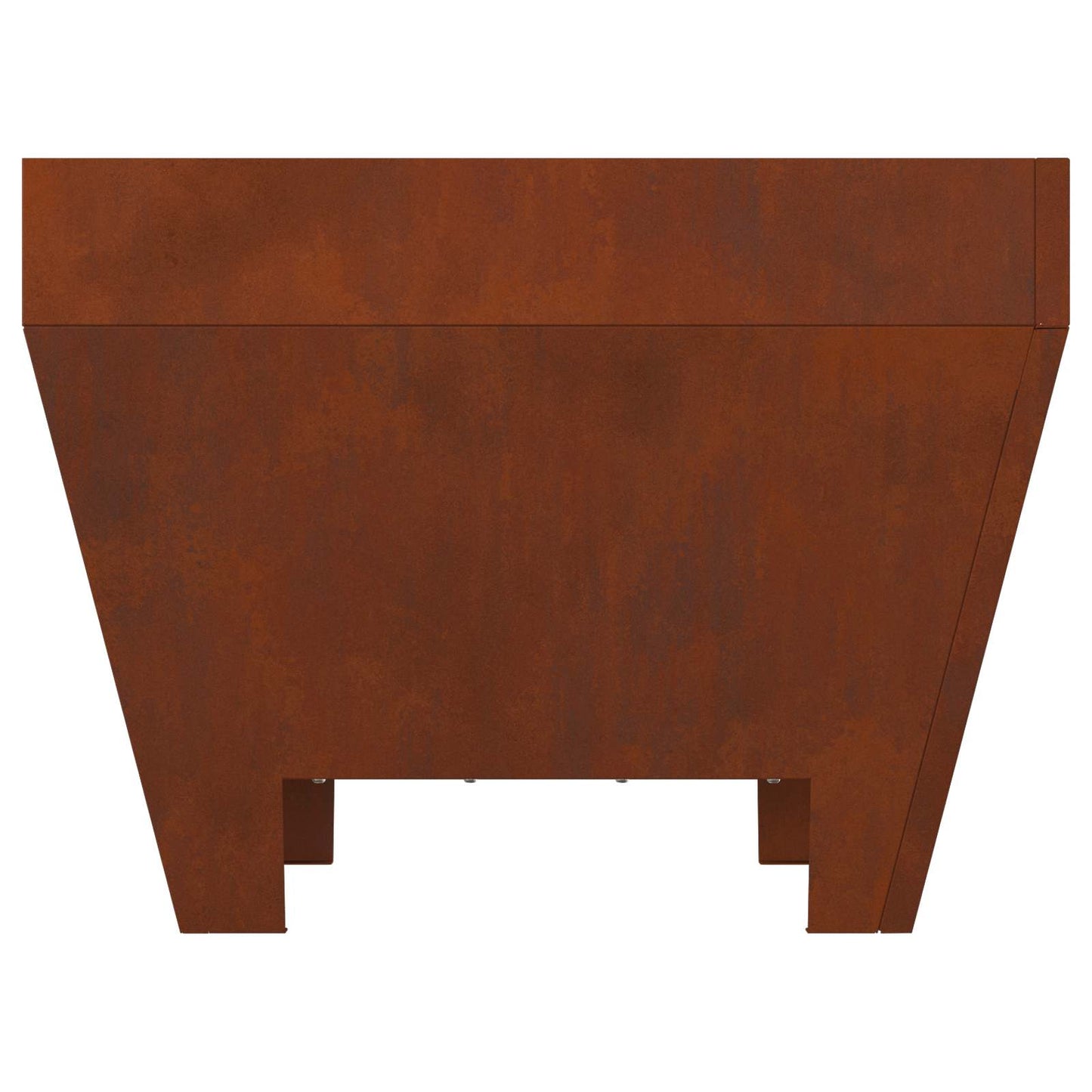 Feuerstelle Braun 50 x 50 x 38 cm Wetterfeststahl