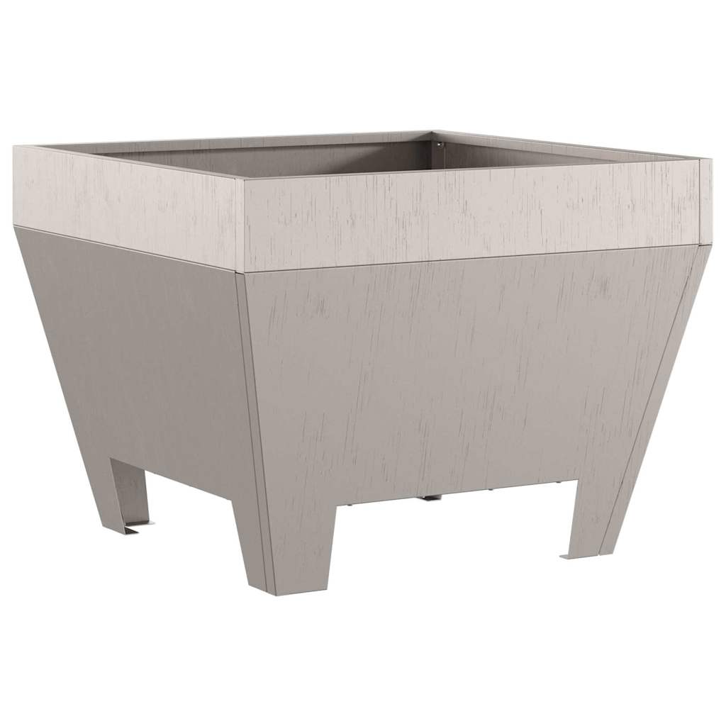 Feuerstelle Braun 50 x 50 x 38 cm Wetterfeststahl