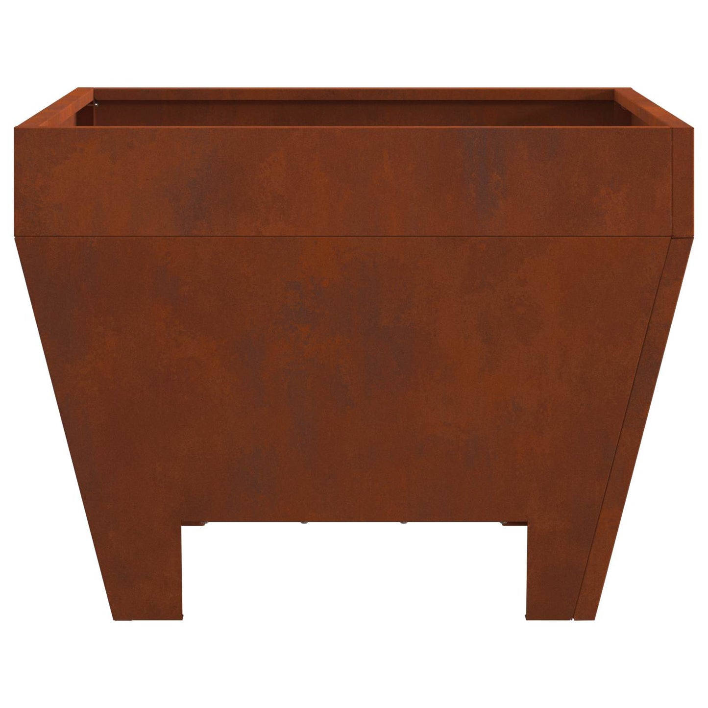 Feuerstelle Braun 50 x 50 x 38 cm Wetterfeststahl