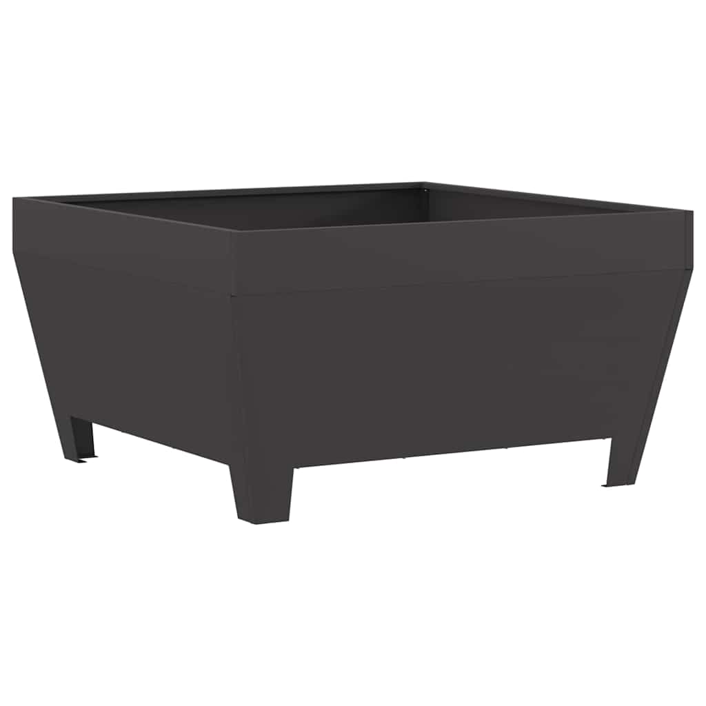 Feuerstelle Schwarz 80 x 80 x 43 cm Stahl