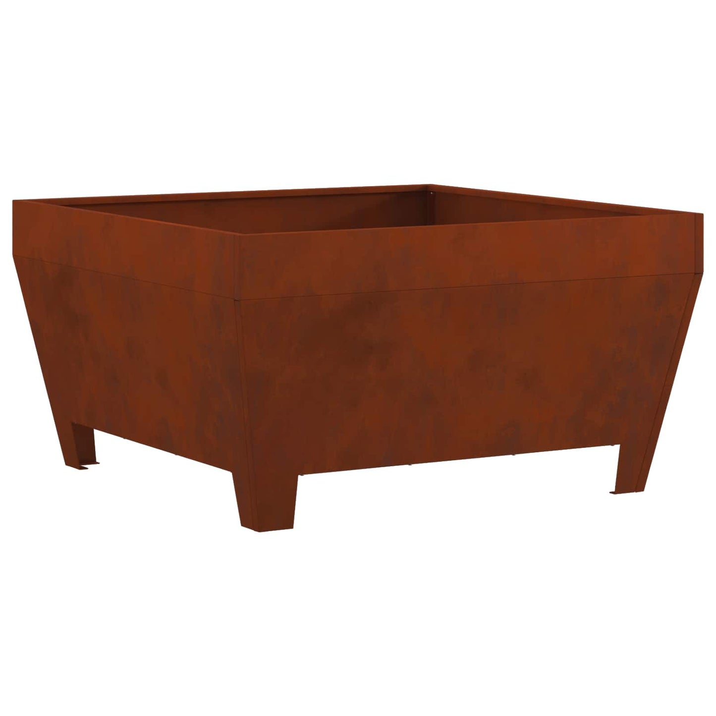 Feuerstelle Braun 80 x 80 x 43 cm Wetterfeststahl