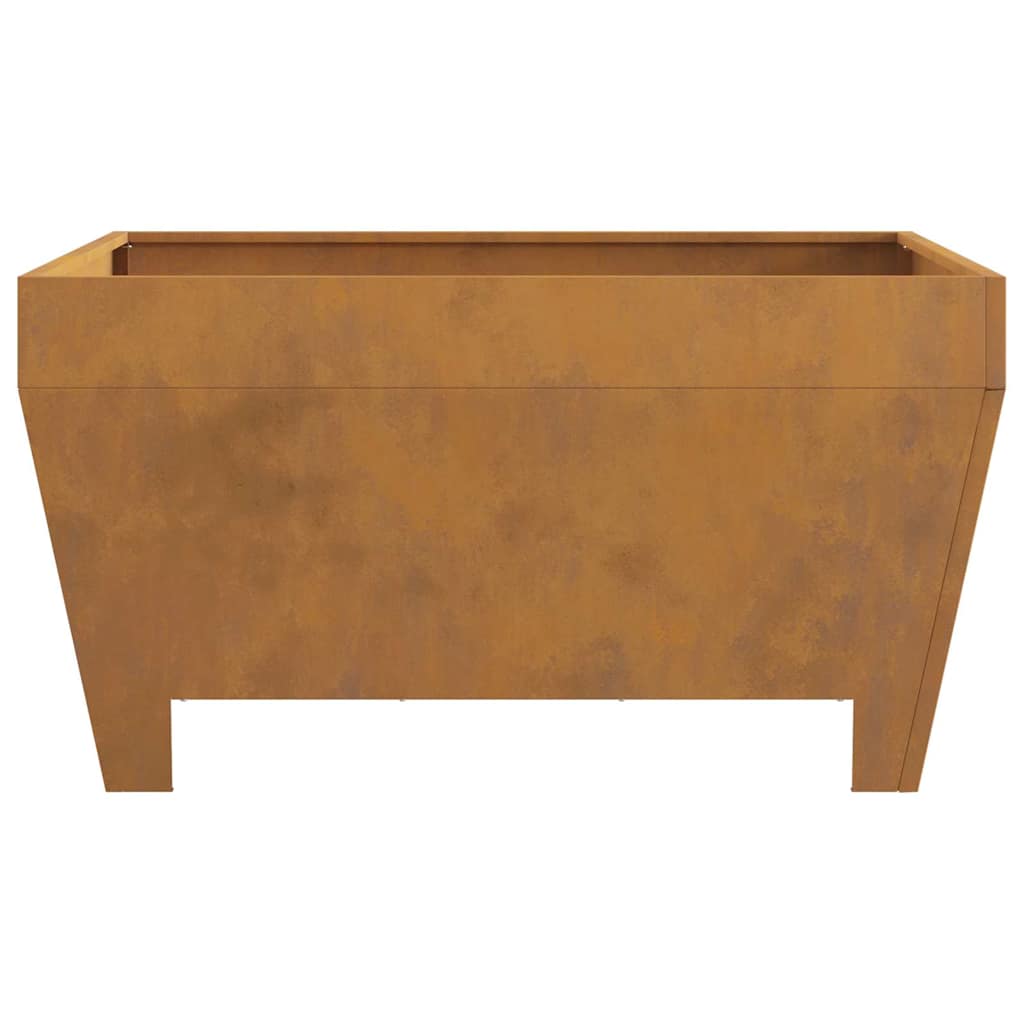 Feuerstelle Braun 80 x 80 x 43 cm Wetterfeststahl