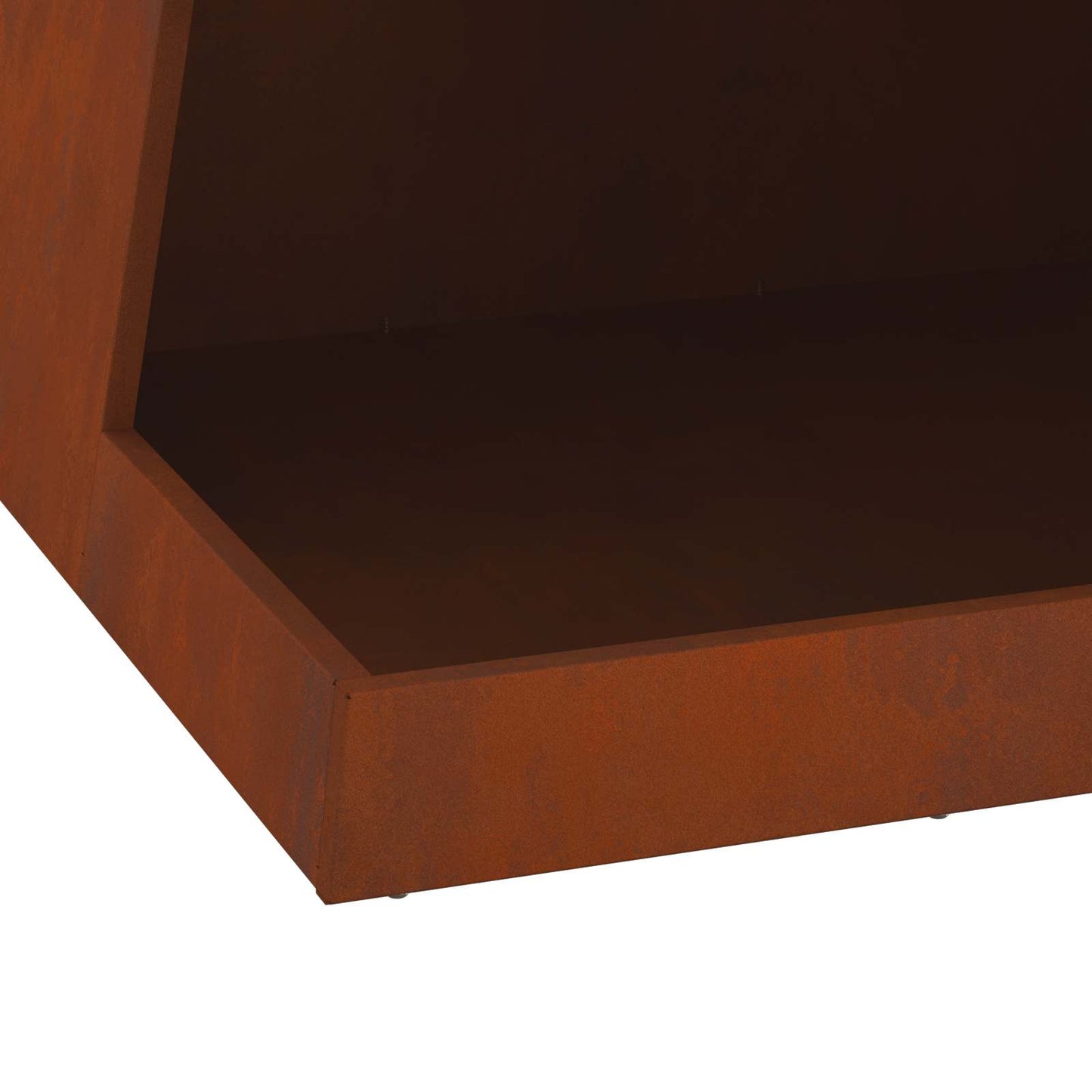 Feuerstelle Braun 50 x 50 x 100 cm Stahl