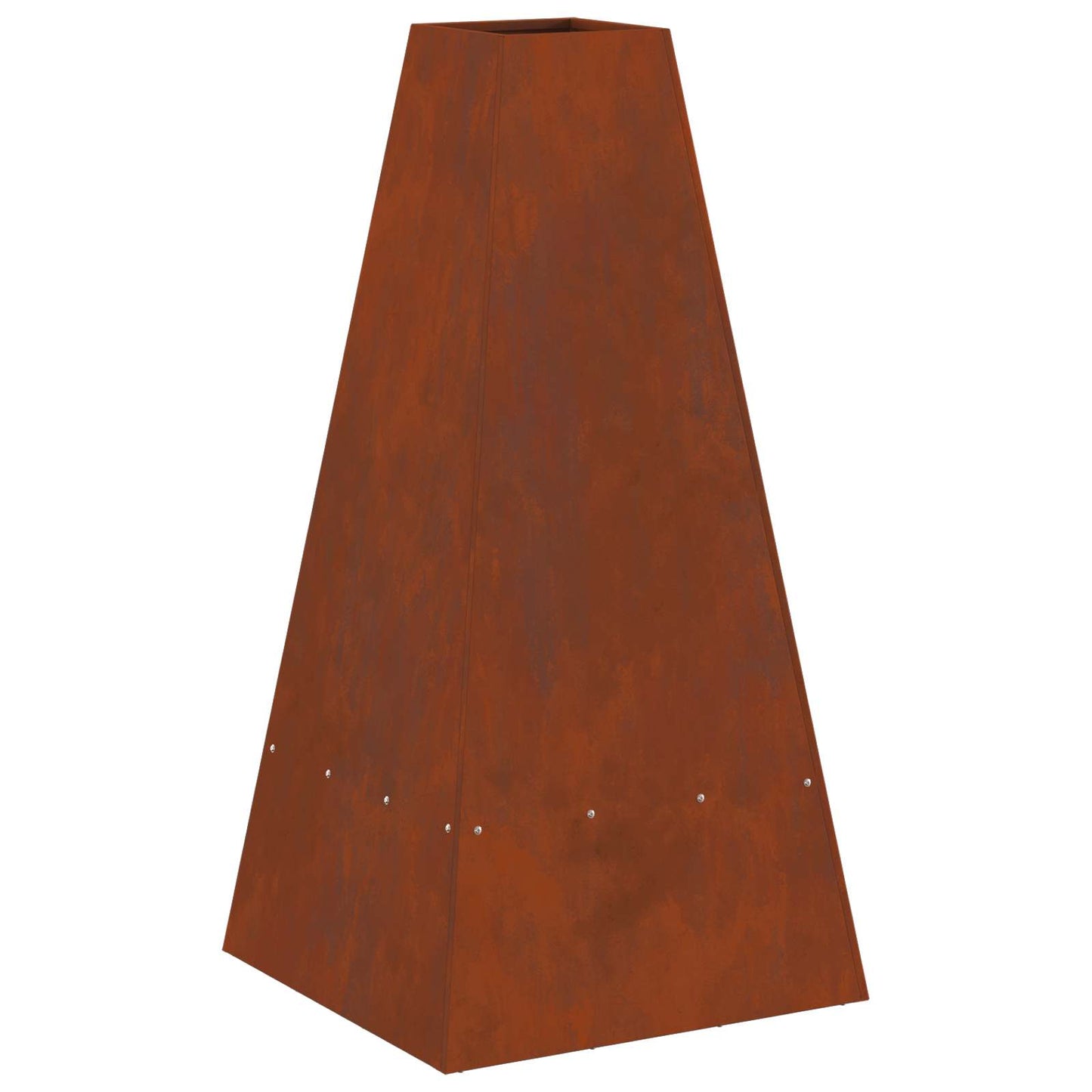 Feuerstelle Braun 50 x 50 x 100 cm Stahl