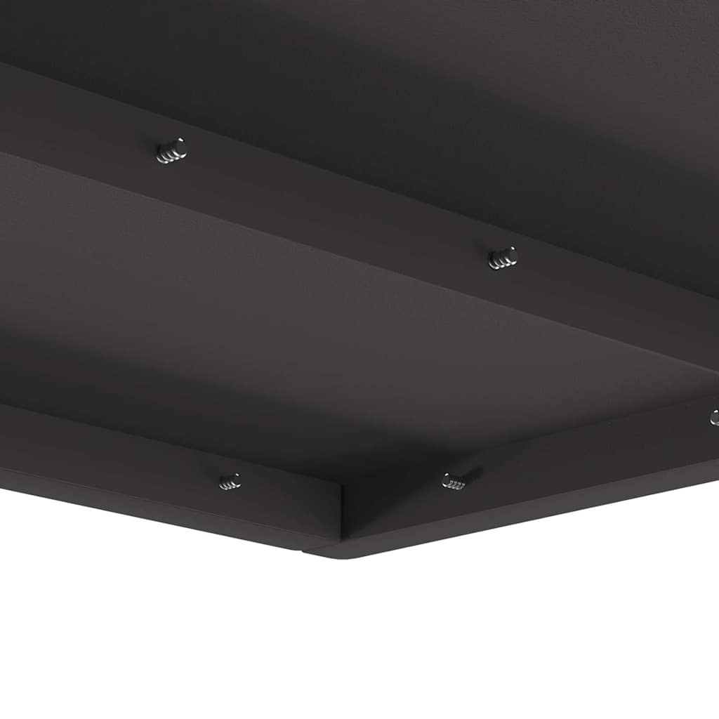 Feuerstelle Schwarz 60 x 60 x 30 cm Stahl