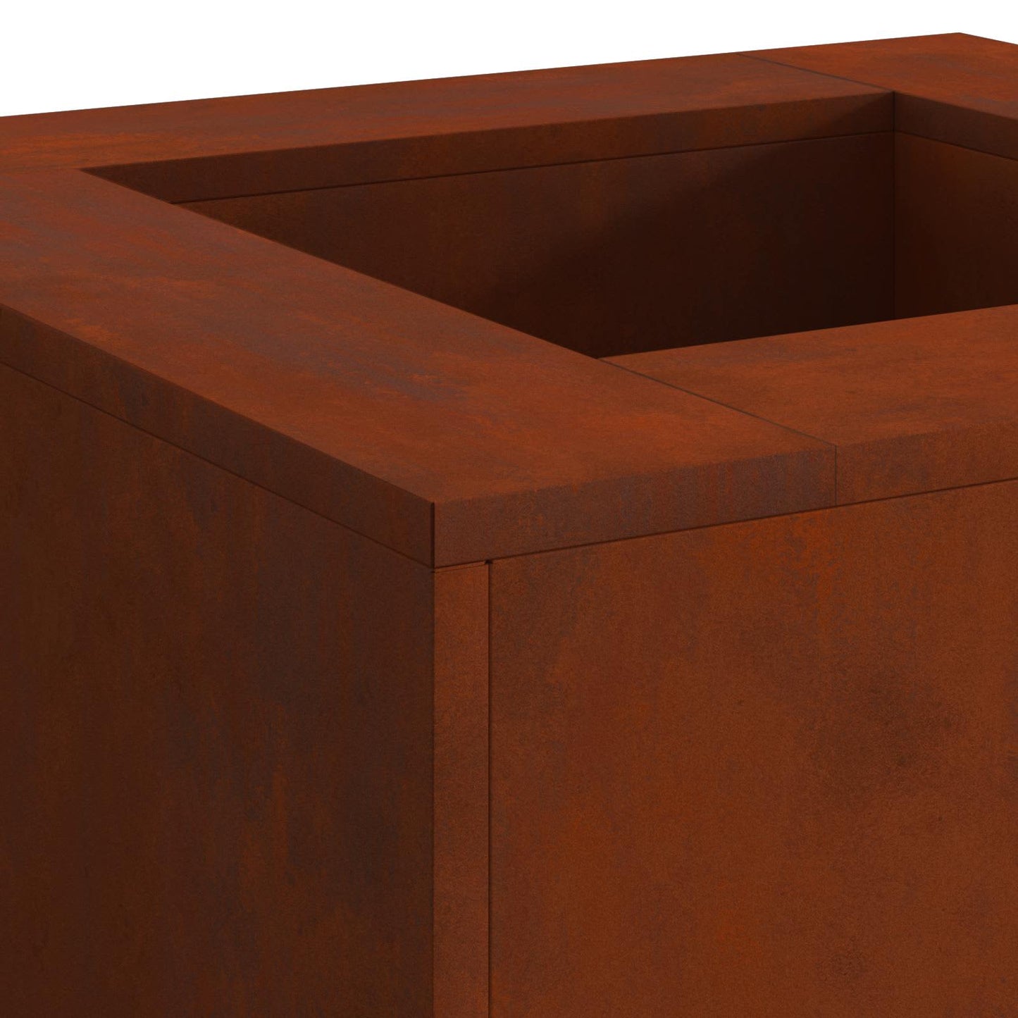 Feuerstelle Braun 60 x 60 x 30 cm Wetterfeststahl