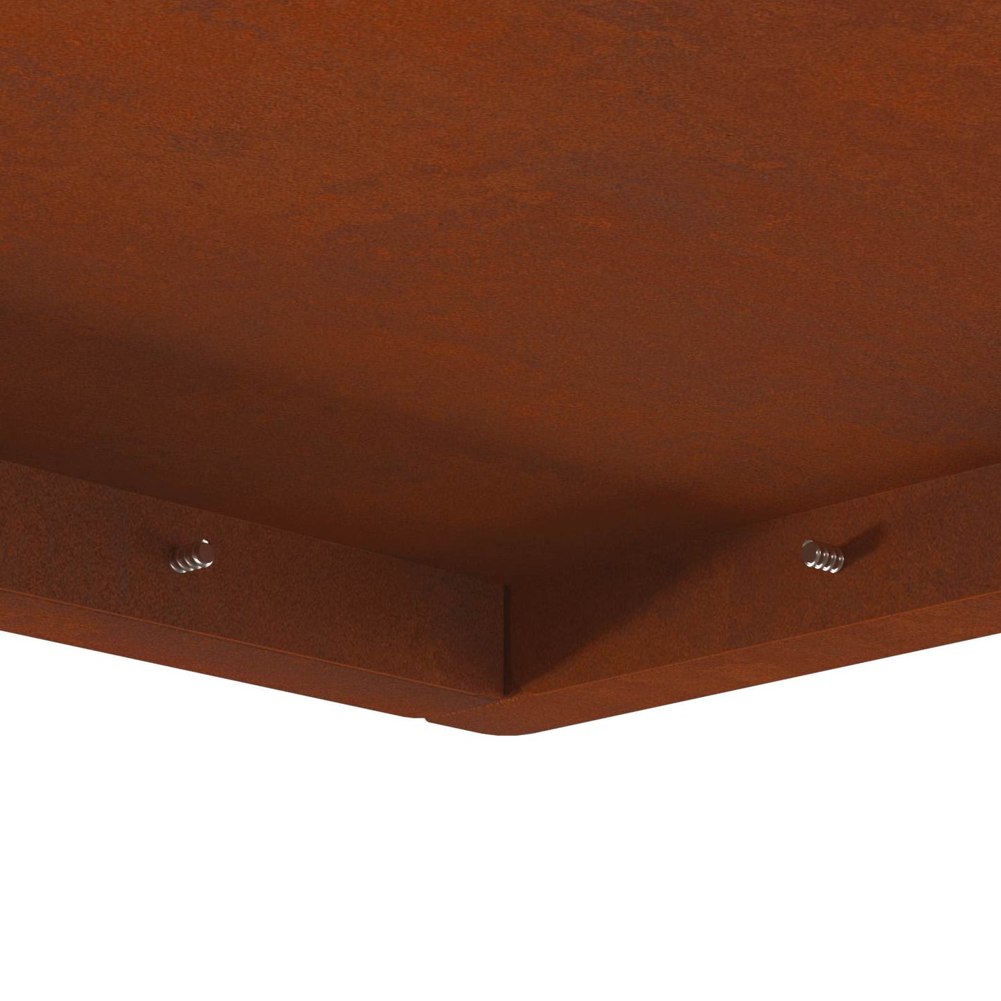 Feuerstelle Braun 60 x 60 x 30 cm Wetterfeststahl
