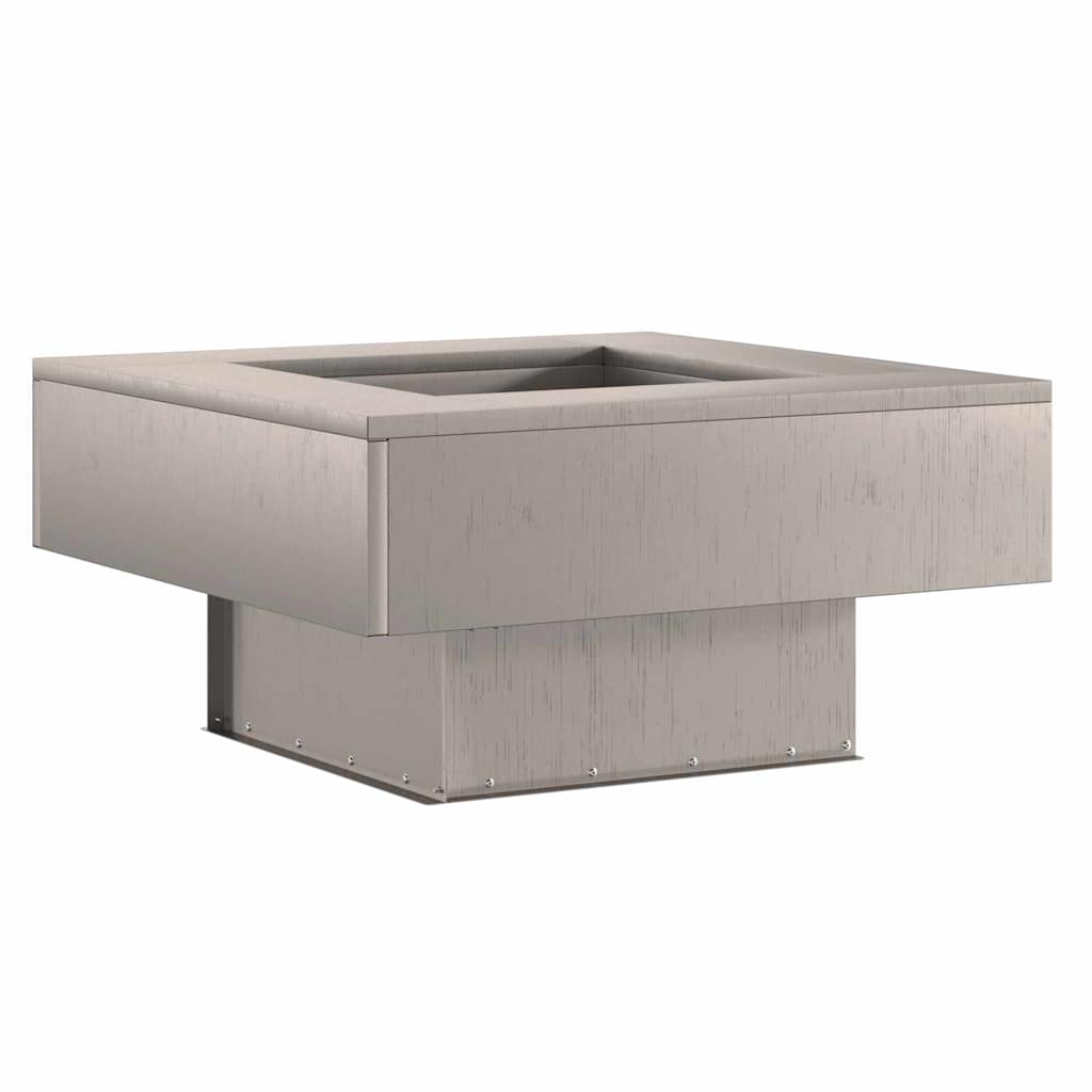 Feuerstelle Braun 60 x 60 x 30 cm Wetterfeststahl