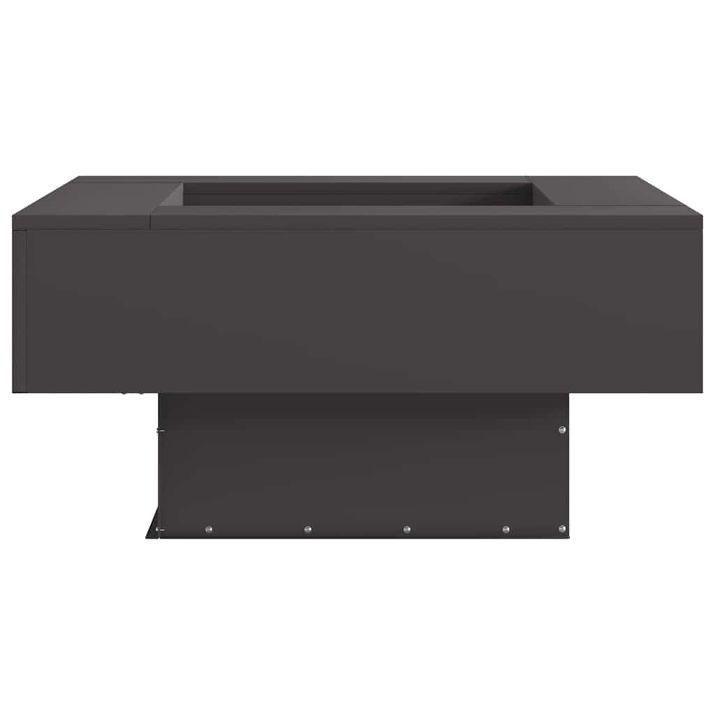 Feuerstelle Schwarz 80 x 80 x 40 cm Stahl