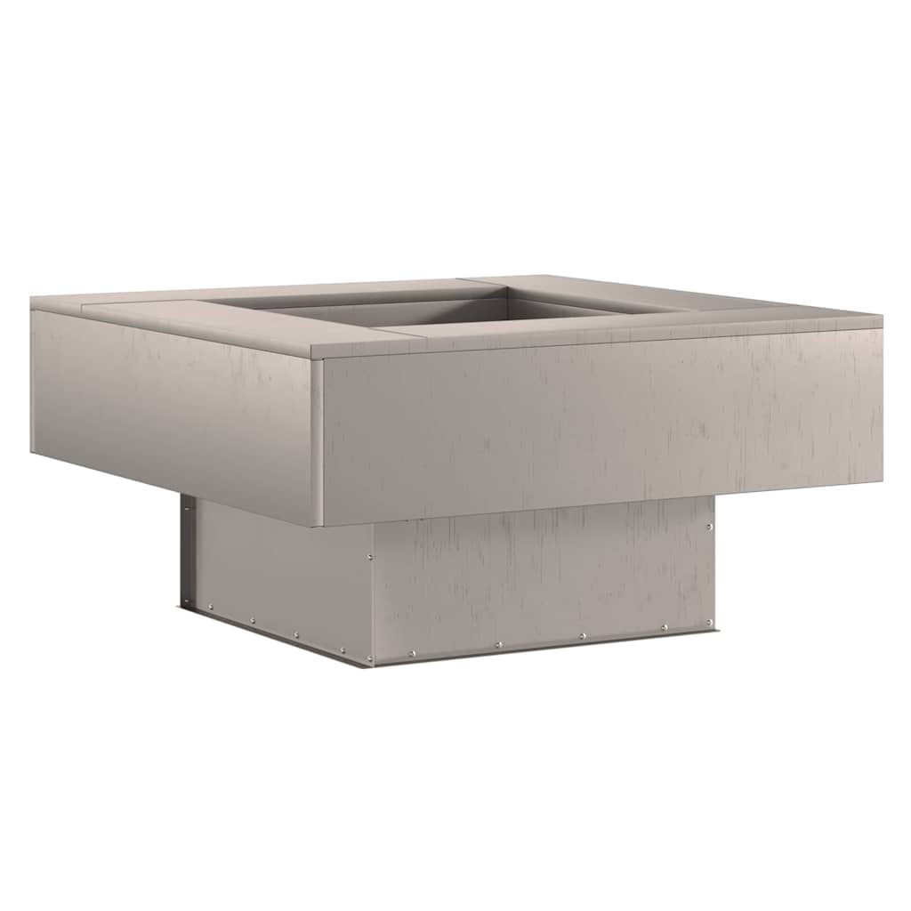 Feuerstelle Braun 80 x 80 x 40 cm Wetterfeststahl