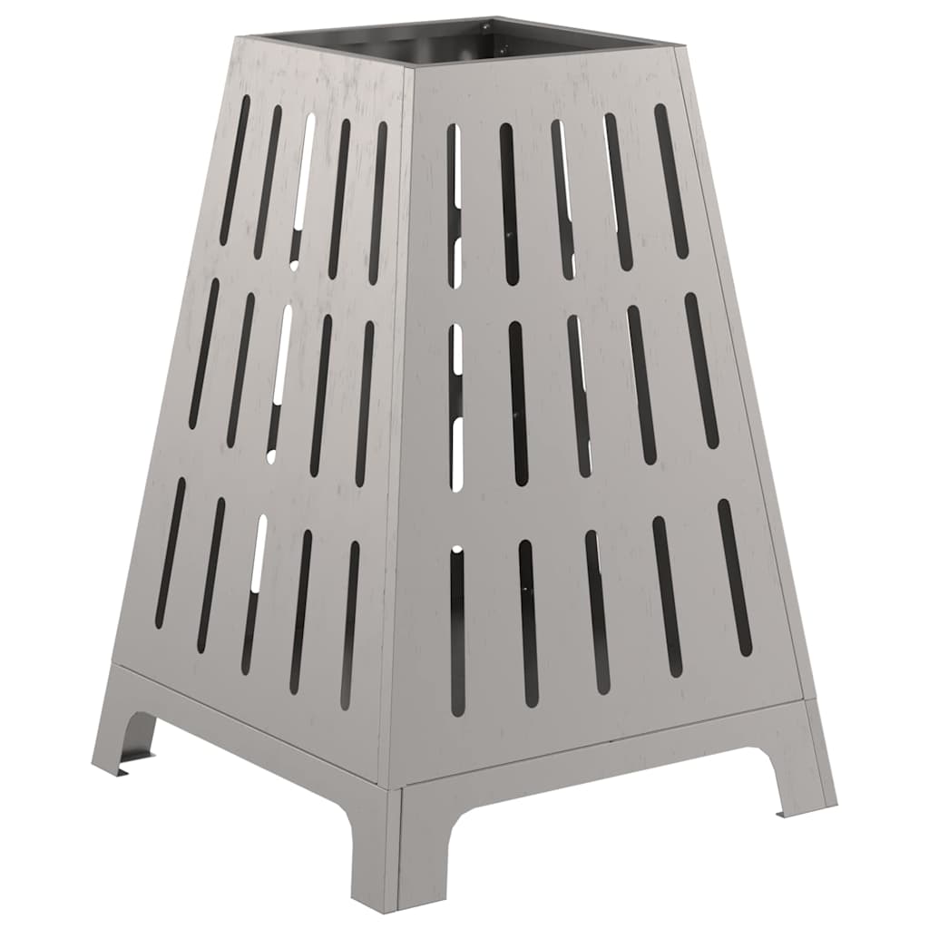 Feuerstelle Braun 50 x 50 x 70 cm Wetterfeststahl
