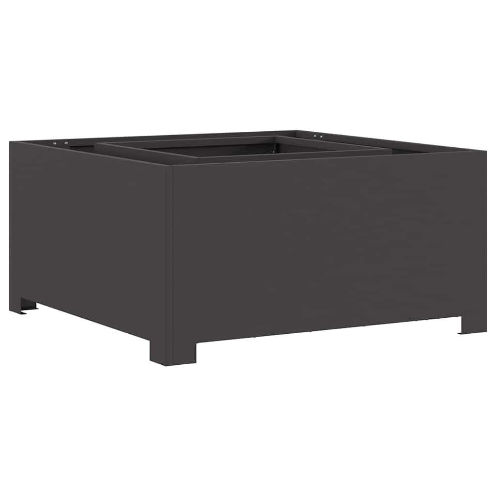Feuerstelle Schwarz 80 x 80 x 40 cm Stahl
