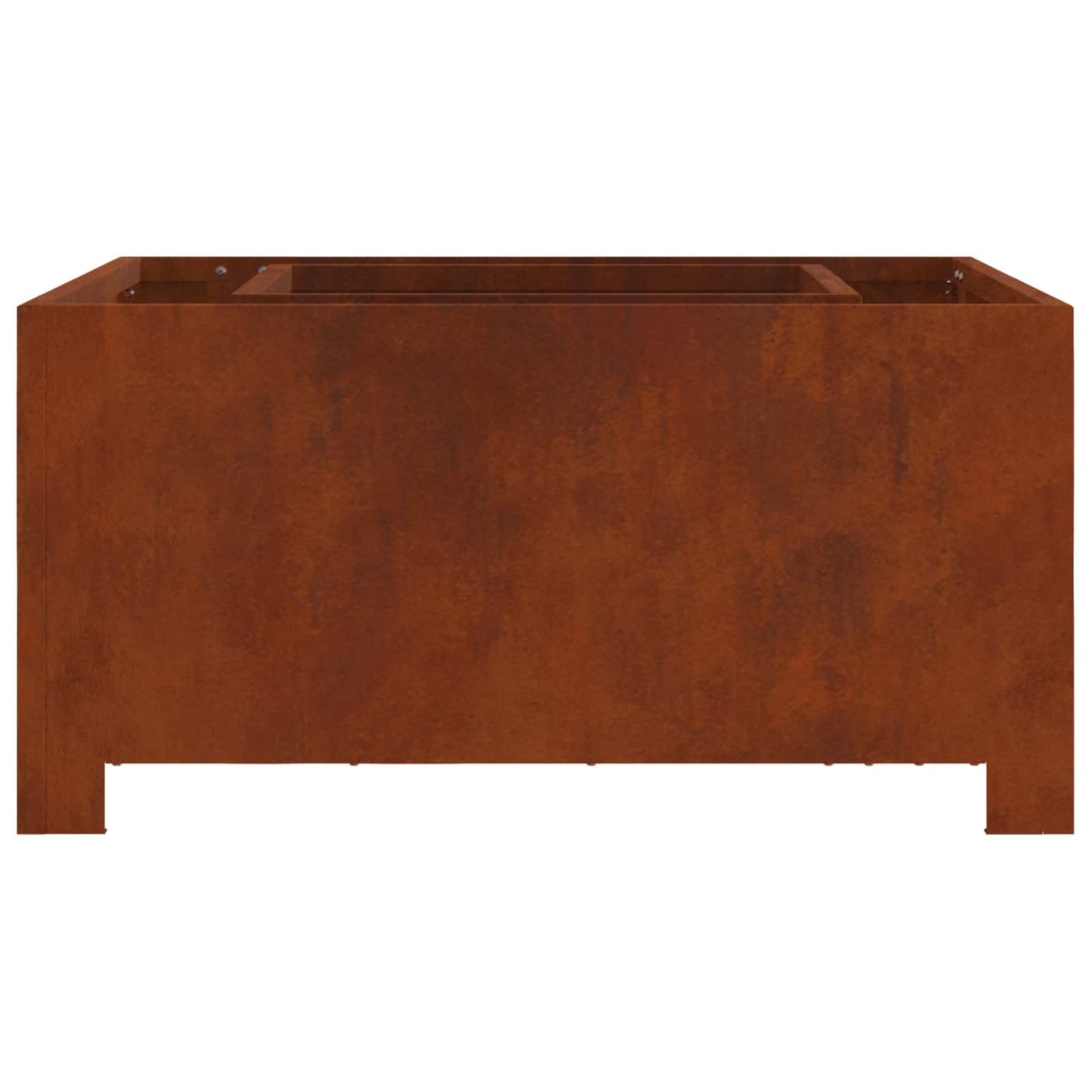 Feuerstelle Braun 80 x 80 x 40 cm Wetterfeststahl