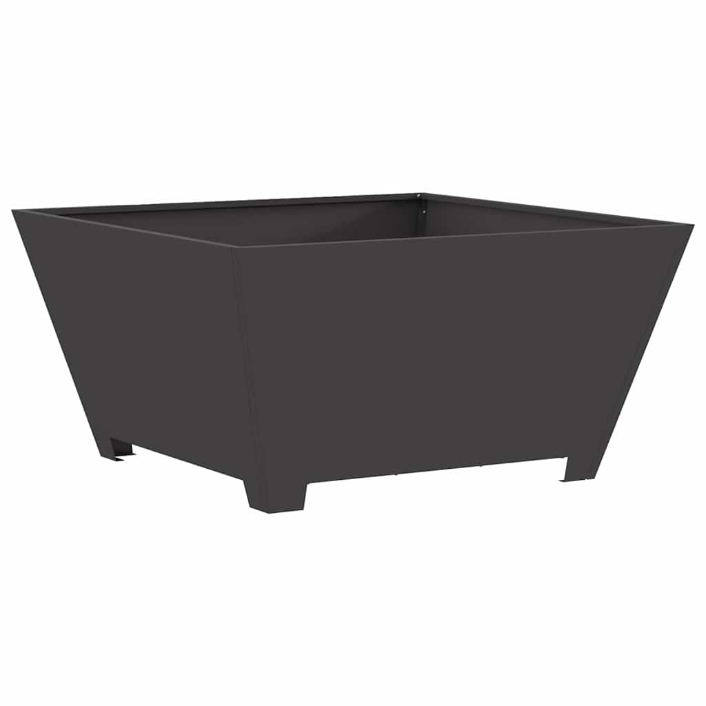 Feuerstelle Schwarz 80 x 80 x 40 cm Stahl