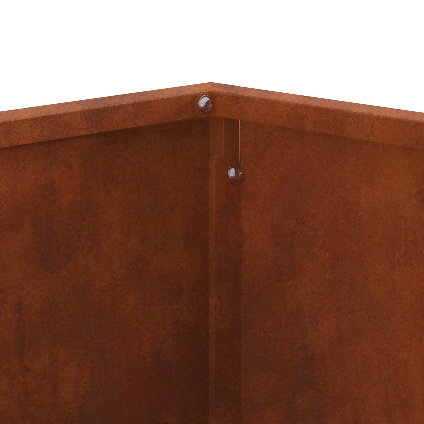 Feuerstelle Braun 80 x 80 x 40 cm Wetterfeststahl