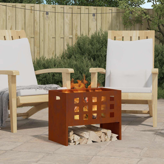 Feuerstelle Braun 50 x 30 x 40 cm Stahl