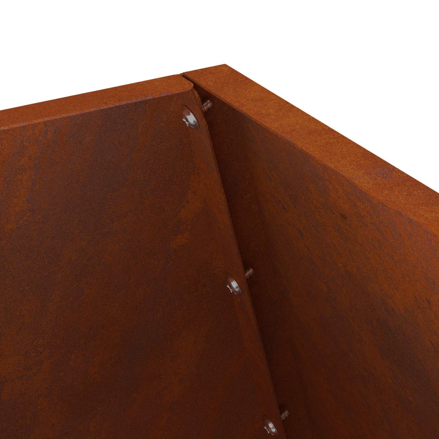 Feuerstelle Braun 50 x 50 x 100 cm Wetterfeststahl