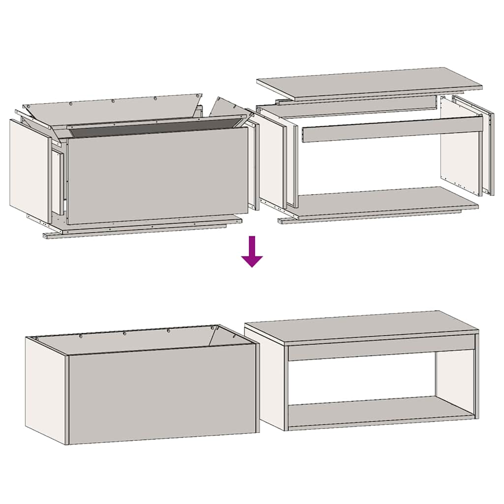 Feuerstelle Braun 160 x 45 x 35 cm Stahl
