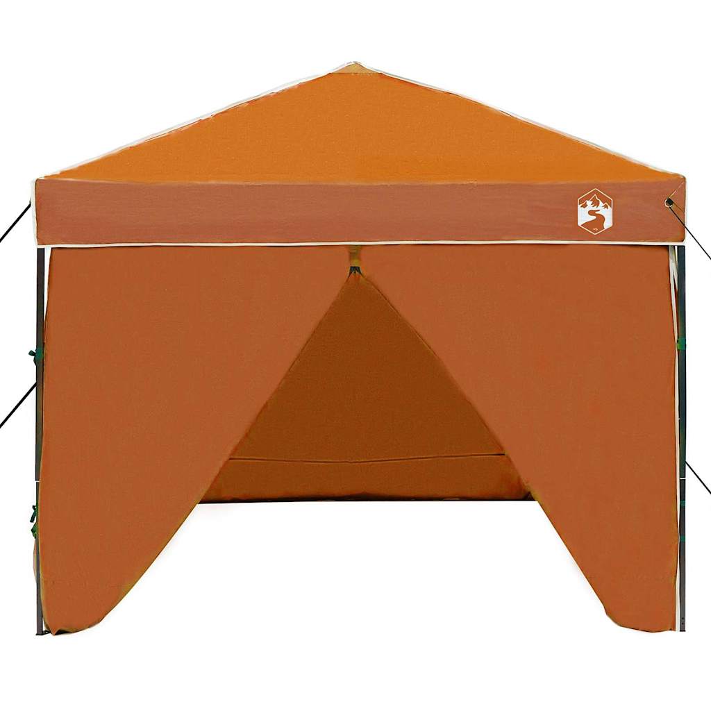 Pavillon-Zelt Orange 243 x 243 x 251 cm Stoff