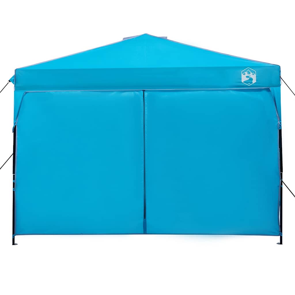 Pavillon-Zelt Blau 290 x 290 x 251 cm Stoff