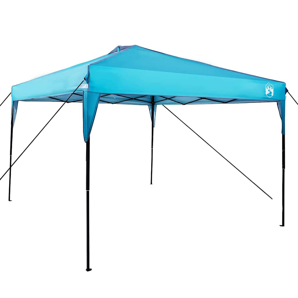 Pavillon-Zelt Blau 290 x 290 x 251 cm Stoff