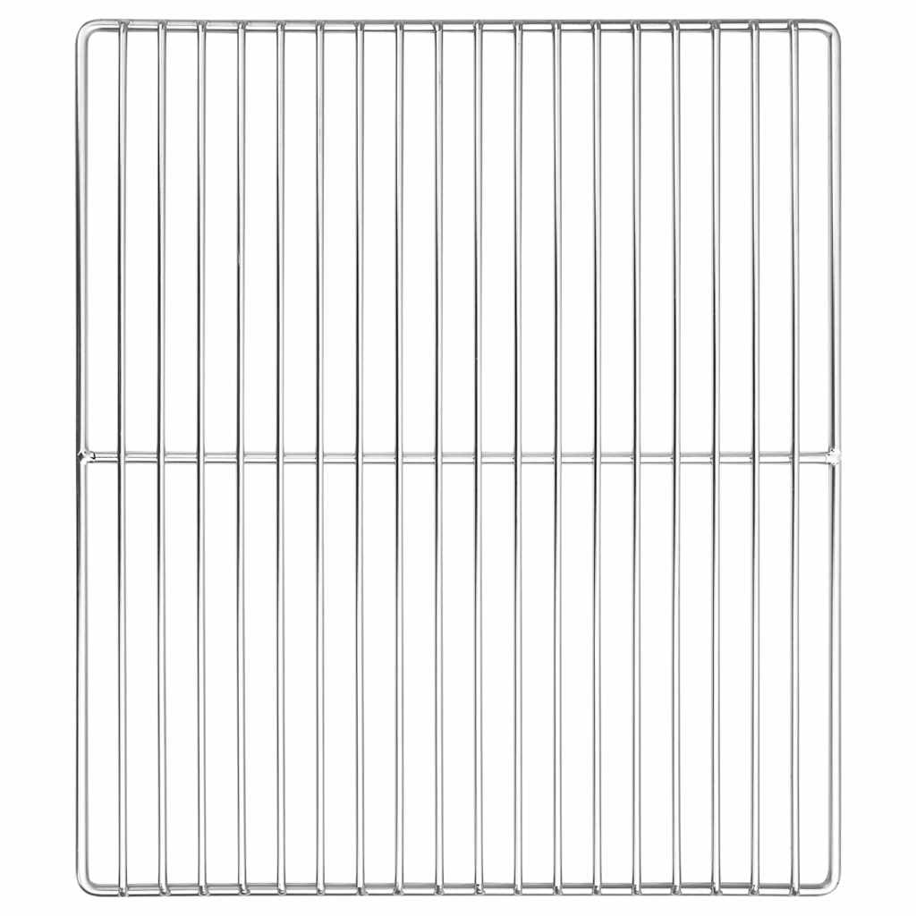 Grillrost Silber 40 x 35 cm Edelstahl