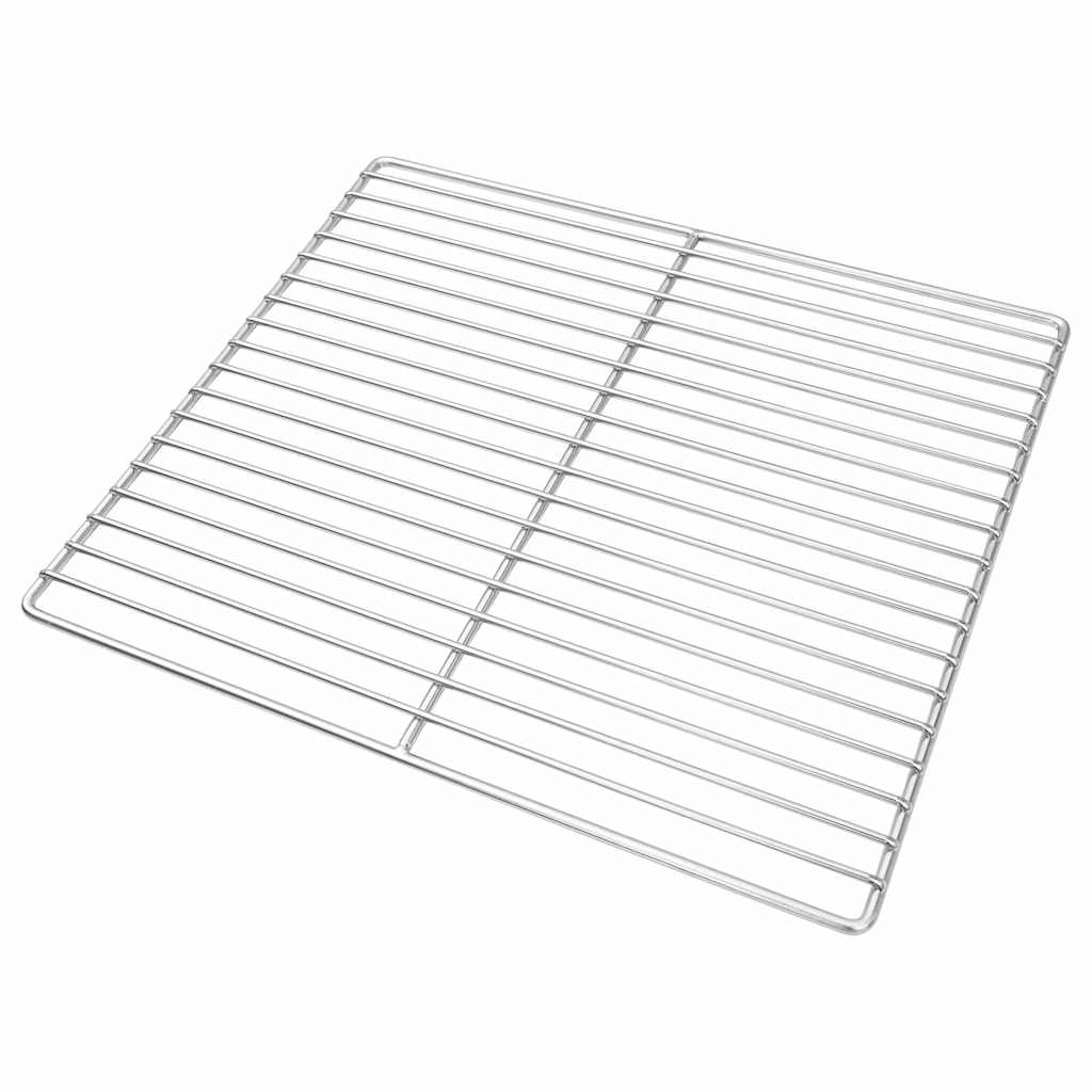 Grillrost Silber 40 x 35 cm Edelstahl