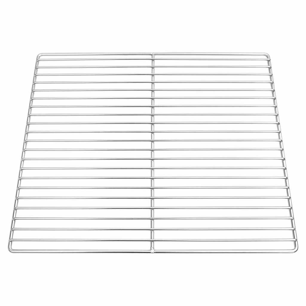 Grillrost Silber 45 x 40 cm Edelstahl