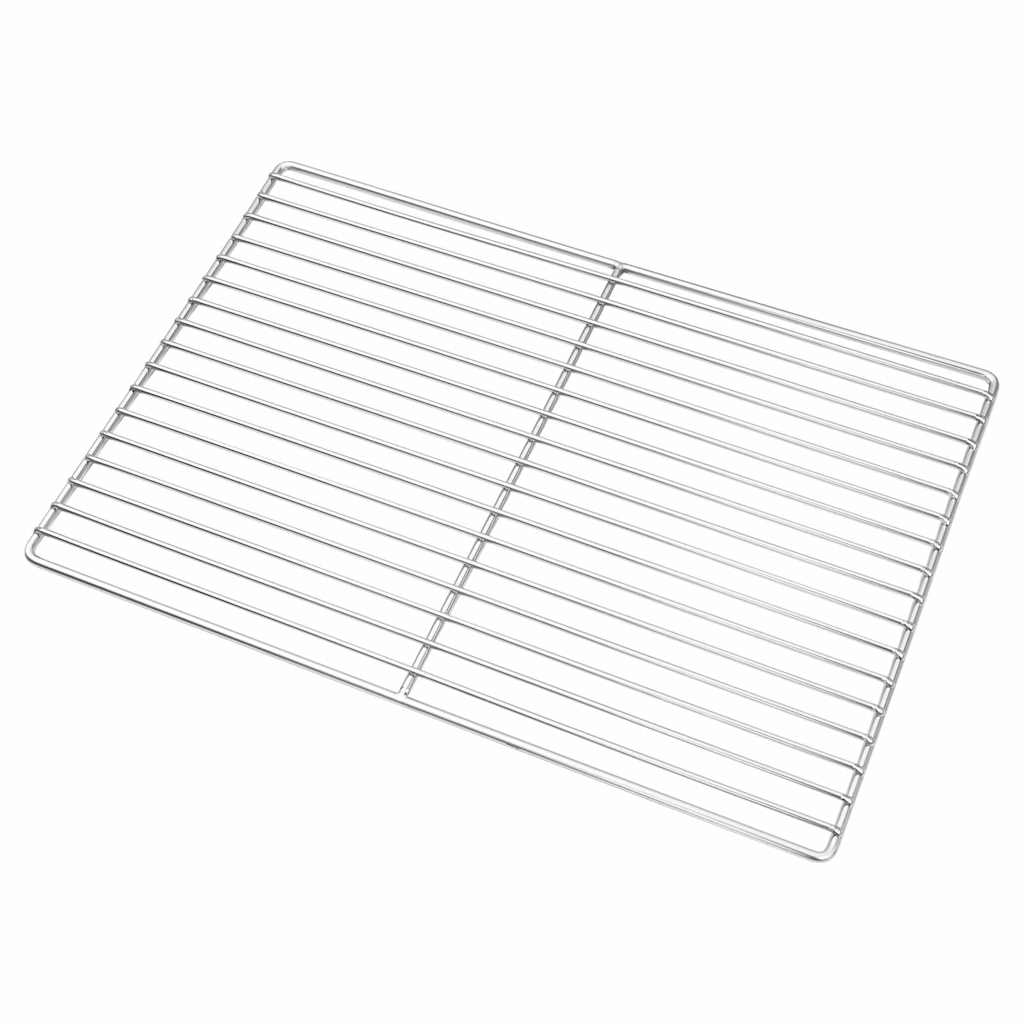 Grillrost Silber 47 x 32,5 cm Edelstahl
