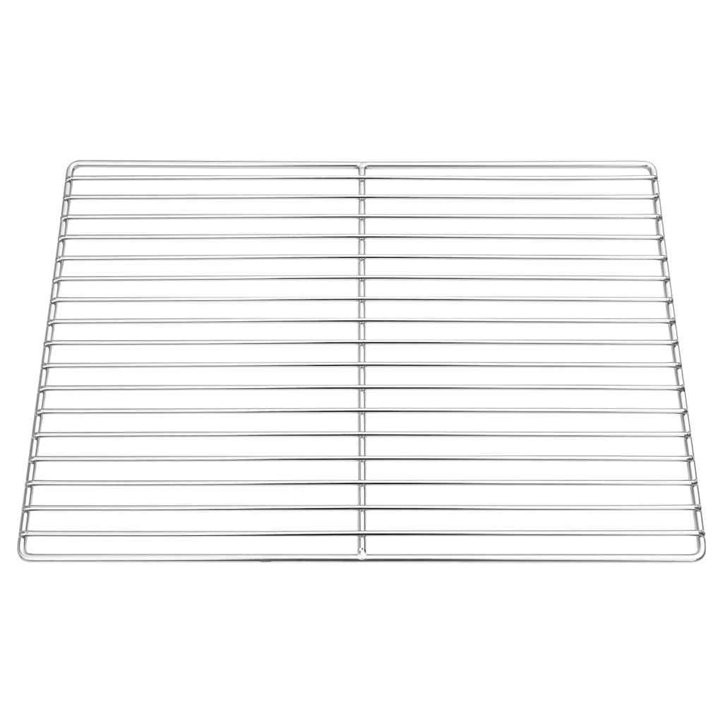 Grillrost Silber 47 x 32,5 cm Edelstahl