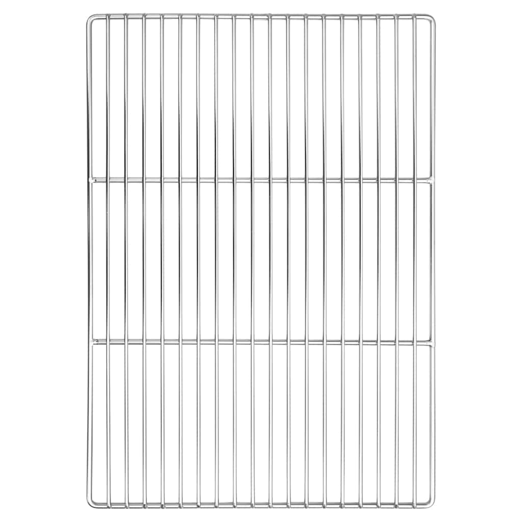 Grillrost Silber 50 x 35 cm Edelstahl