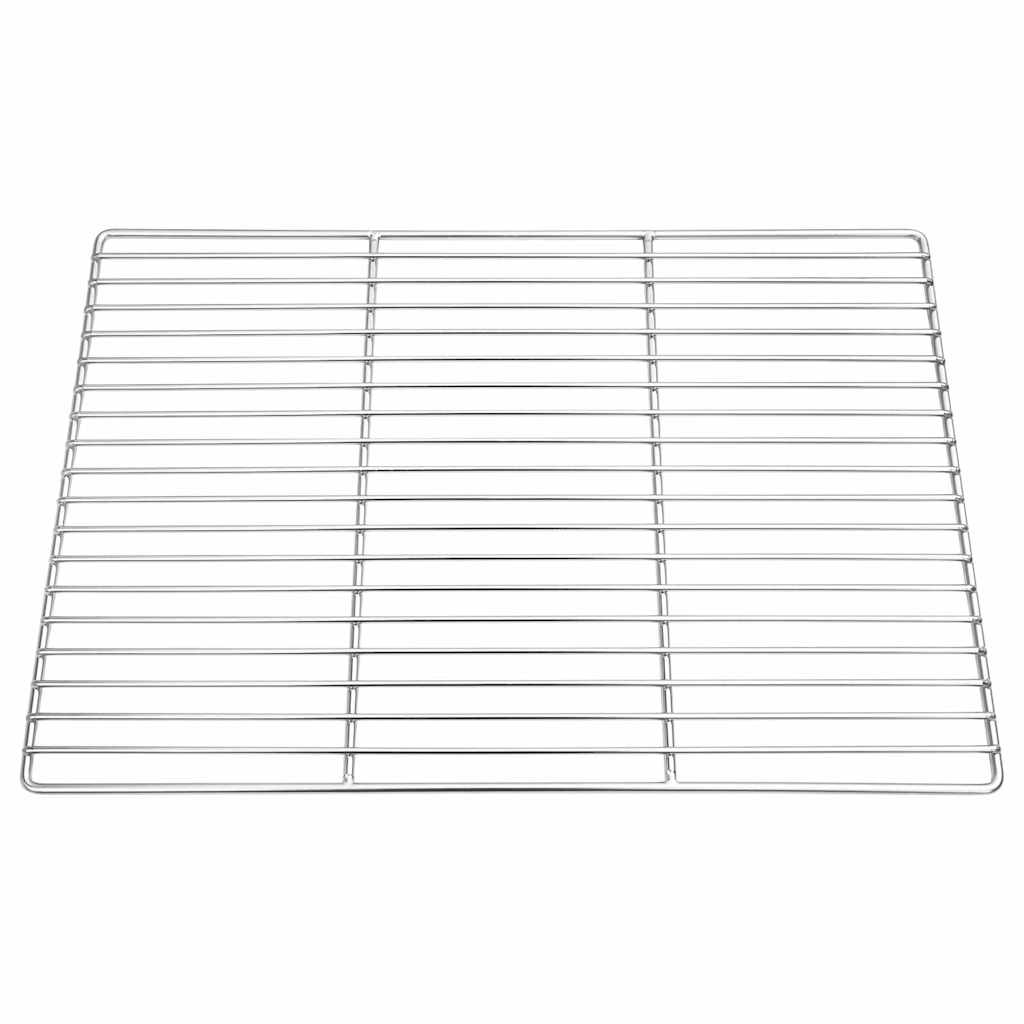 Grillrost Silber 50 x 35 cm Edelstahl