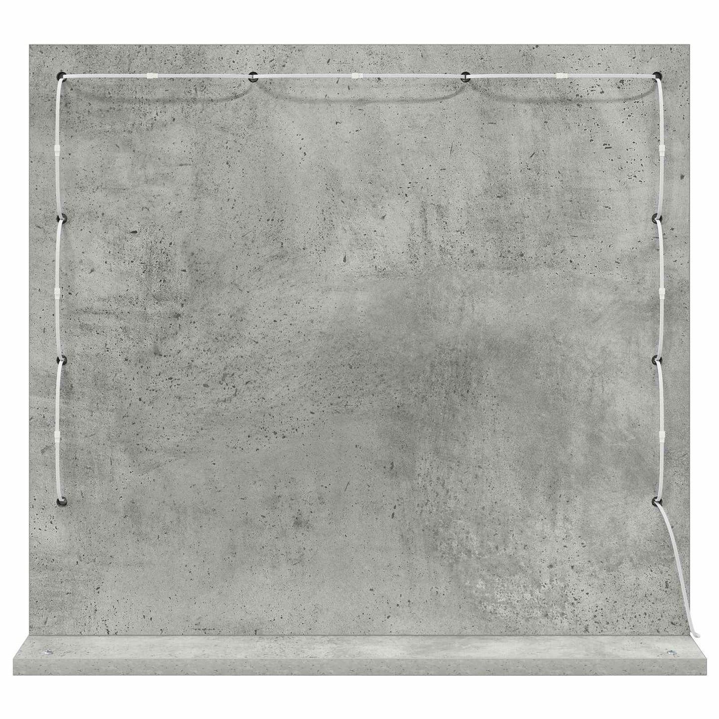Washbasin Mirror Rectangular Concrete Grey 60 x 55 x 18 cm