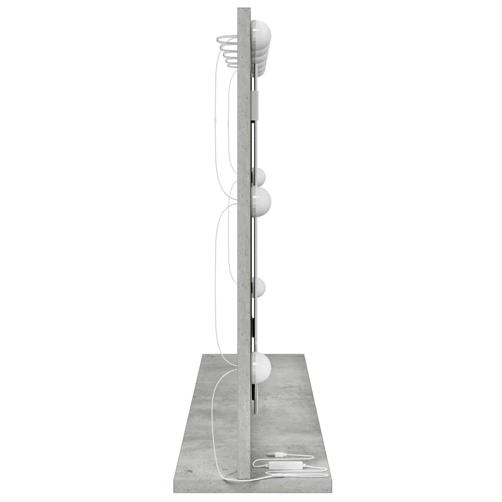 Washbasin Mirror Rectangular Concrete Grey 80 x 55 x 18 cm