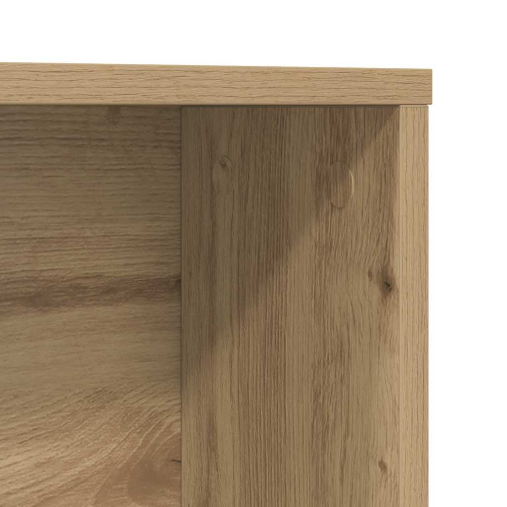 Bureau chêne Artisan 91 x 50 x 149 cm bois d'ingénierie