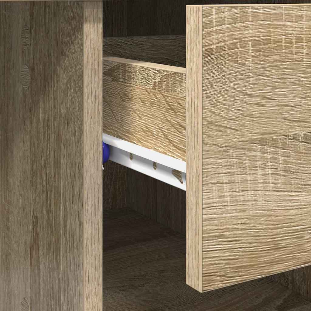 Bureau chêne Sonoma 90 x 49 x 75 cm panneaux de particules