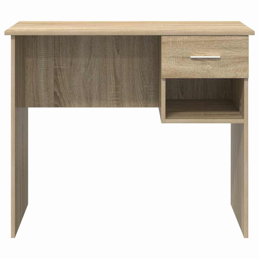Bureau chêne Sonoma 90 x 49 x 75 cm panneaux de particules