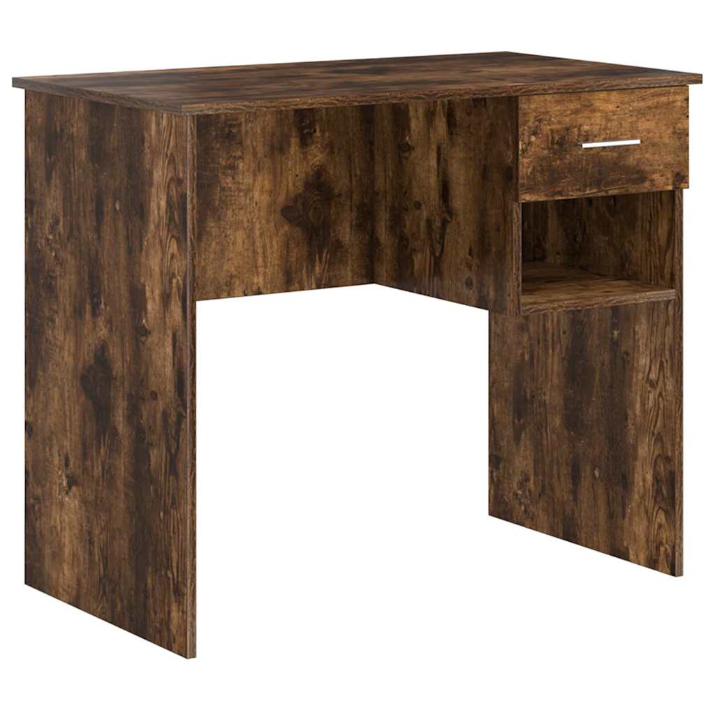 Schreibtisch Geräucherte Eiche 90 x 49 x 75 cm Holzwerkstoff