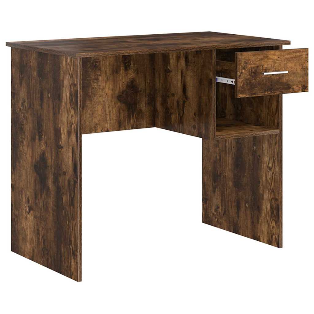 Schreibtisch Geräucherte Eiche 90 x 49 x 75 cm Holzwerkstoff