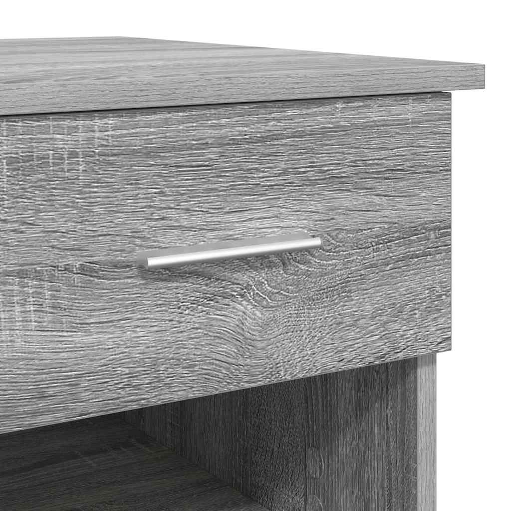 Schreibtisch Graues Sonoma 90 x 49 x 75 cm Holzwerkstoff