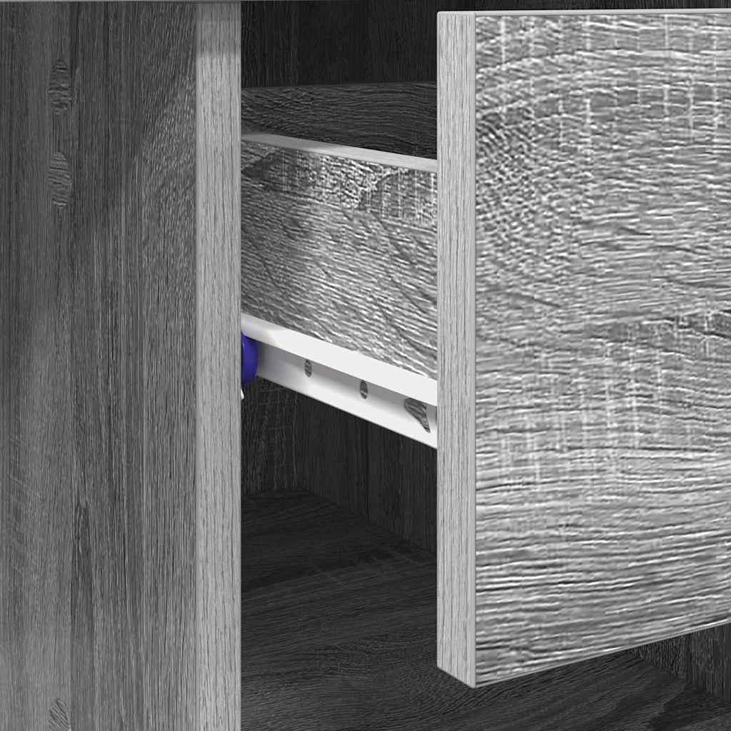Schreibtisch Graues Sonoma 90 x 49 x 75 cm Holzwerkstoff
