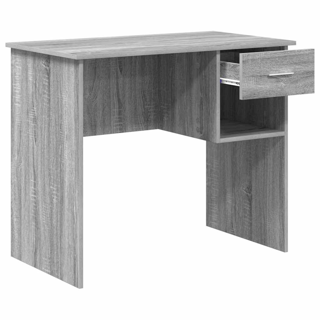 Schreibtisch Graues Sonoma 90 x 49 x 75 cm Holzwerkstoff