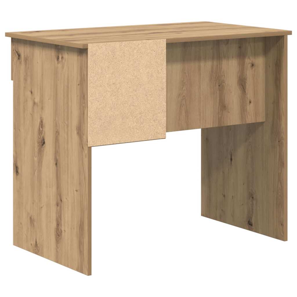 Bureau chêne Artisan 90 x 49 x 75 cm bois d'ingénierie